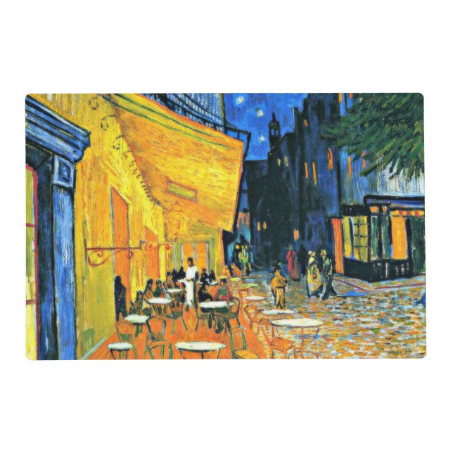 Van Gogh - Cafe Terrace,  Placemat (Front)