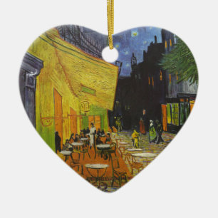 Van Gogh Cafe Terrace Post-Impressionist Ceramic Ornament