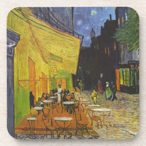 Van Gogh Cafe Terrace Post_Impressionist Drink Coaster