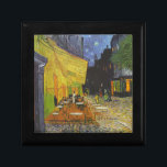 Van Gogh Cafe Terrace Post-Impressionist Keepsake Box<br><div class="desc">Post-Impressionist Painter Artist Vincent Van Gogh's Great Artworks and Paintings - Cafe Terrace at Night</div>