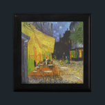 Van Gogh Cafe Terrace Post-Impressionist Keepsake Box<br><div class="desc">Post-Impressionist Painter Artist Vincent Van Gogh's Great Artworks and Paintings - Cafe Terrace at Night</div>