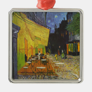 Van Gogh Cafe Terrace Post-Impressionist Metal Ornament