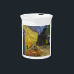 Van Gogh Cafe Terrace Post-Impressionist Pitcher<br><div class="desc">Post-Impressionist Painter Artist Vincent Van Gogh's Great Artworks and Paintings - Cafe Terrace at Night</div>