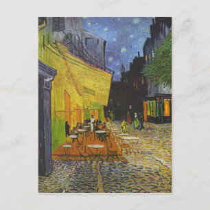 Van Gogh Cafe Terrace Post-Impressionist Postcard