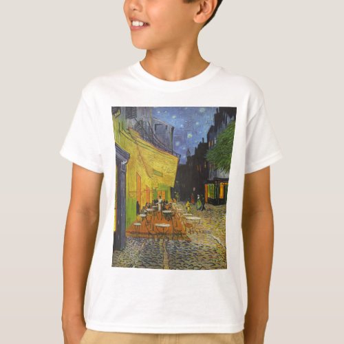 Van Gogh Cafe Terrace Post_Impressionist T_Shirt