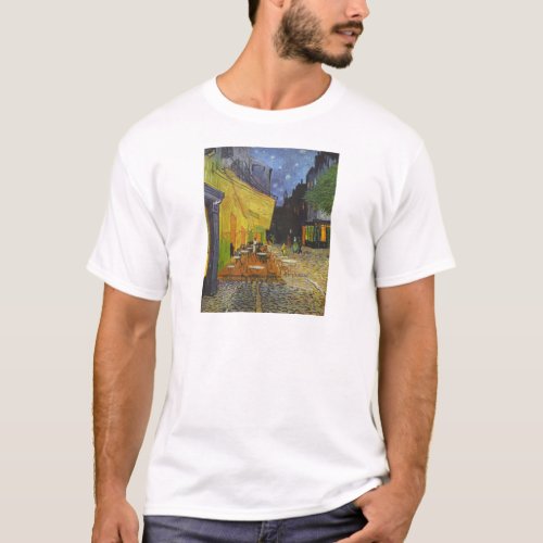 Van Gogh Cafe Terrace Post_Impressionist T_Shirt