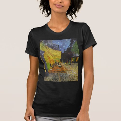 Van Gogh Cafe Terrace Post_Impressionist T_Shirt