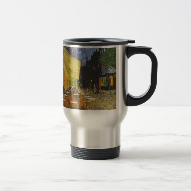 Van Gogh Cafe Terrace Post-Impressionist Travel Mug (Right)