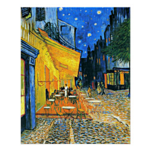 Van Gogh - Cafe Terrace Poster