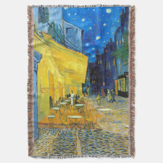 Van Gogh Cafe Terrace Throw Blanket