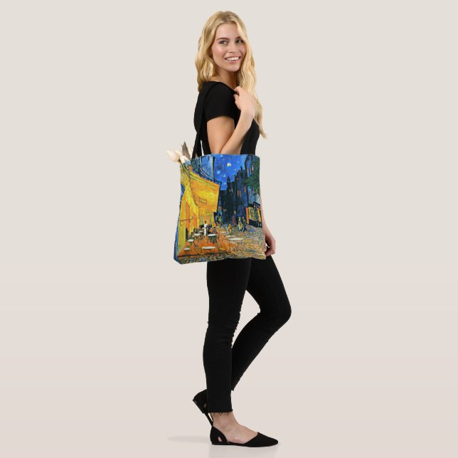 Van Gogh - Cafe Terrace Tote Bag (On Model)