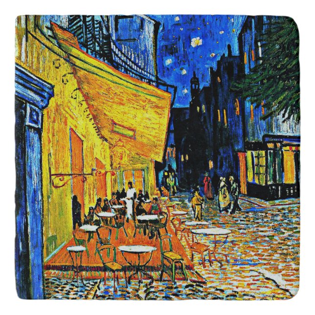 Van Gogh - Cafe Terrace Trivet (Front)