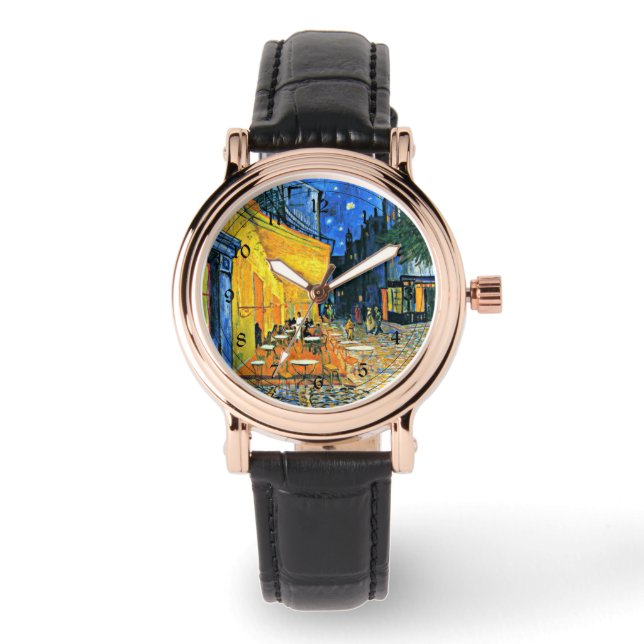 Van Gogh: Cafe Terrace, Watch (Front)