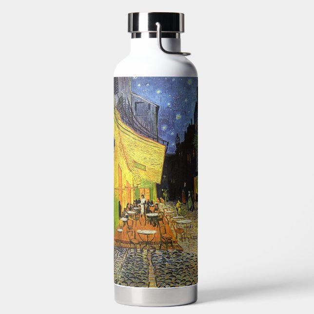 Van Gogh Cafe Terrace Water Bottle (Left)