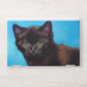 Van Gogh Cat and Flowers HP Laptop Skin
