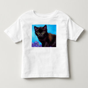 Van Gogh Cat and Flowers Toddler T-shirt