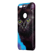 Van Gogh Cat and Flowers Uncommon Google Pixel Case (Back/Left)