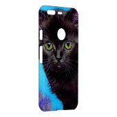 Van Gogh Cat and Flowers Uncommon Google Pixel Case (Back/Right)