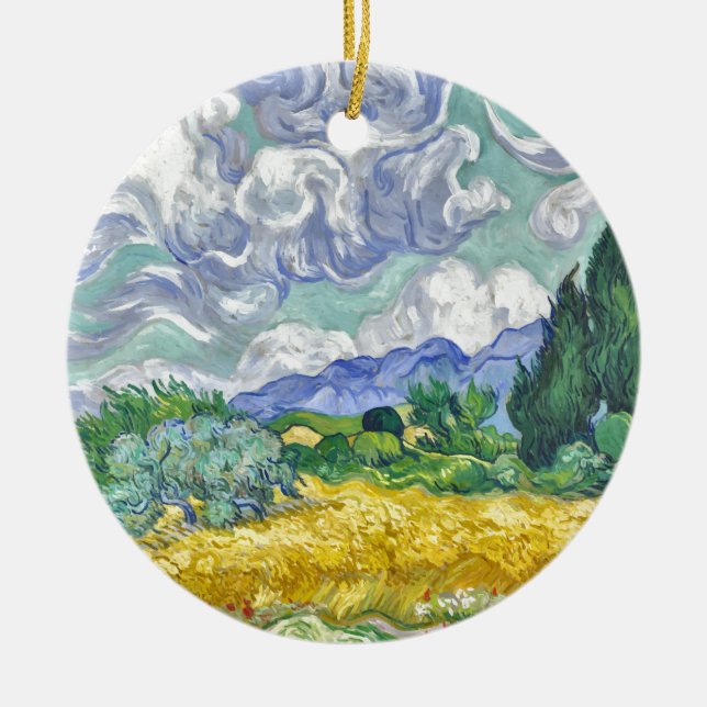 Van gogh ceramic ornament (Front)