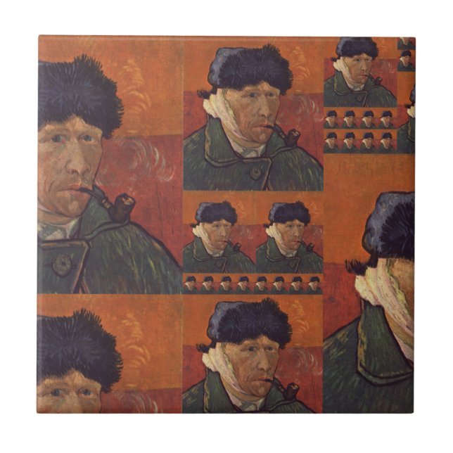 van gogh ceramic tile (Front)