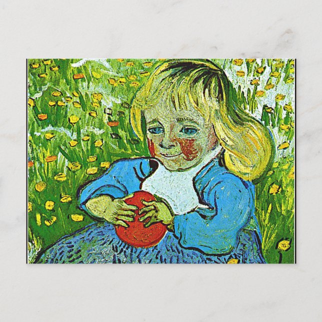 Van Gogh - Child with an Orange Postcard (Front)