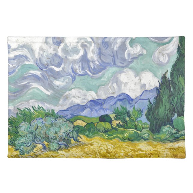 Van gogh cloth placemat (Front)