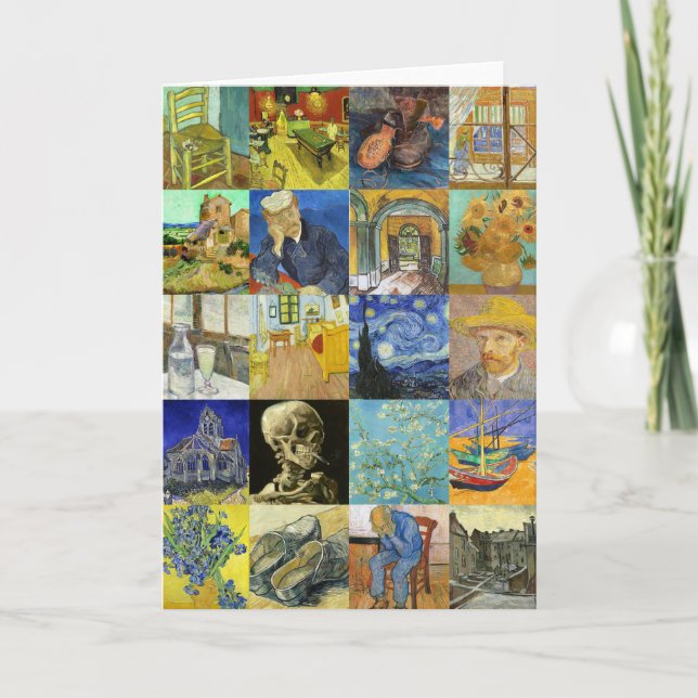 Van Gogh Collage Card (Front)
