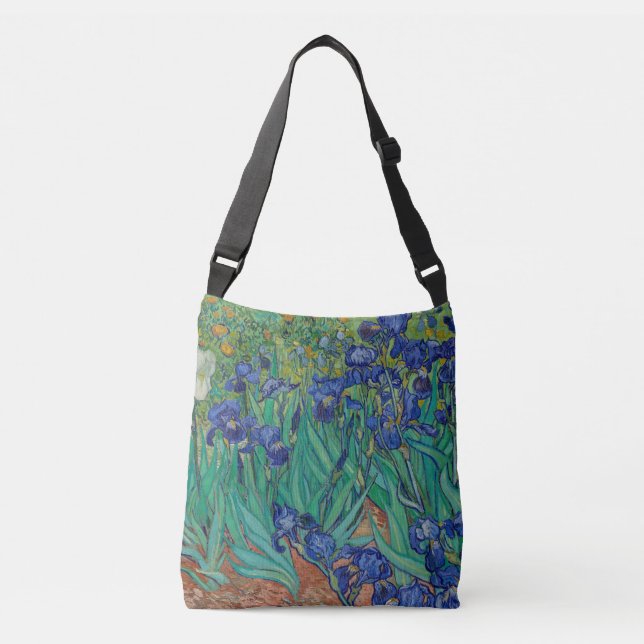 Van Gogh Collection Irises Crossbody Bag (Front)