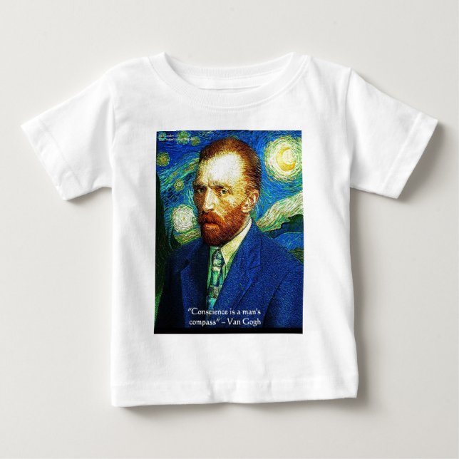 Van Gogh "Conscience Compass" Quote Gifts Tees Etc (Front)