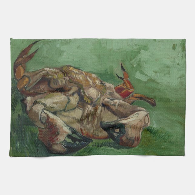 Van Gogh Crab on Its Back (F605)Fine Art Towel (Horizontal)
