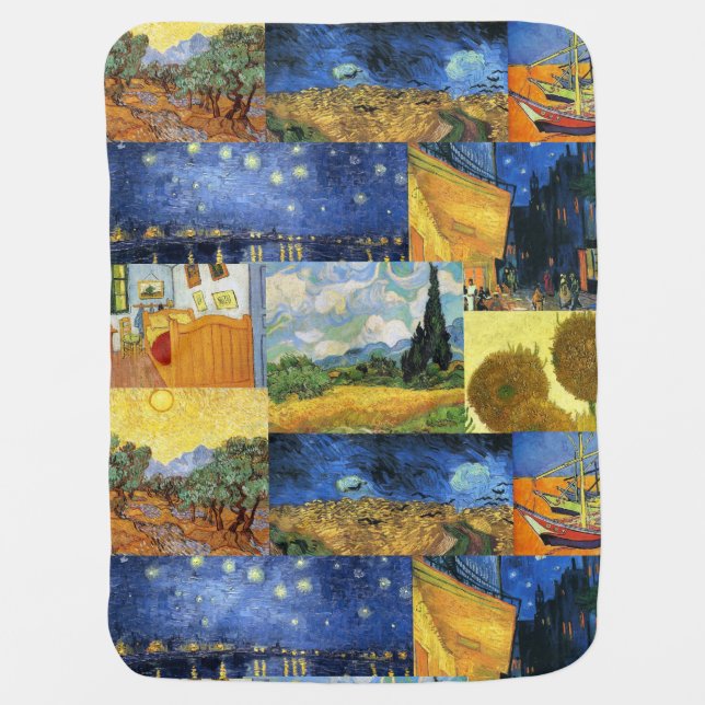 Van Gogh Dream Paintings Art Baby Blanket (Front)
