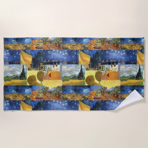 Van Gogh Dream Paintings Art Beach Towel