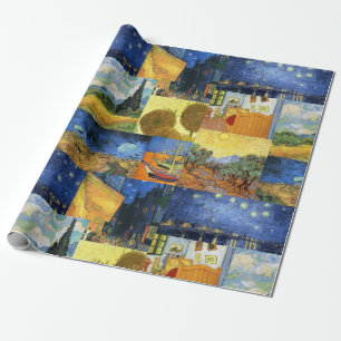 Van Gogh Dream Paintings Art Wrapping Paper