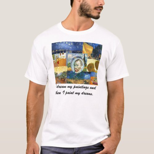 Van Gogh Dream Paintings T_shirt