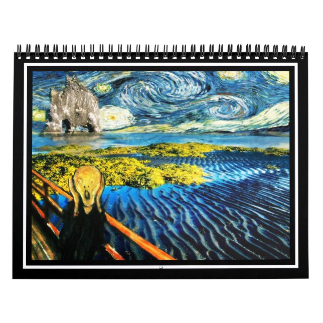 Van Gogh Edvard Meets Vincent Starry Night Calendar (Cover)