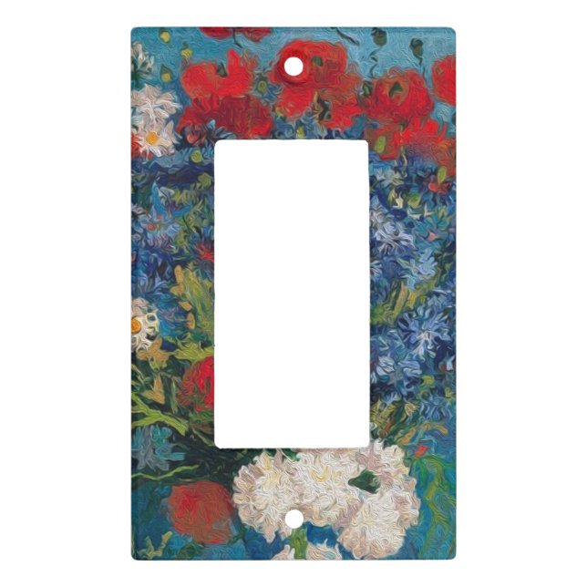 Van Gogh & Elizabeth Flowers - Light Switch Cover (Front)