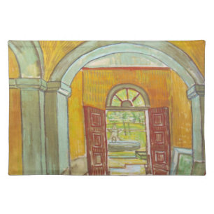 Van Gogh Entrance Hall of Saint Paul Hospital Cloth Placemat