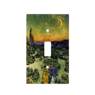 Van Gogh: Evening Promenade Light Switch Cover