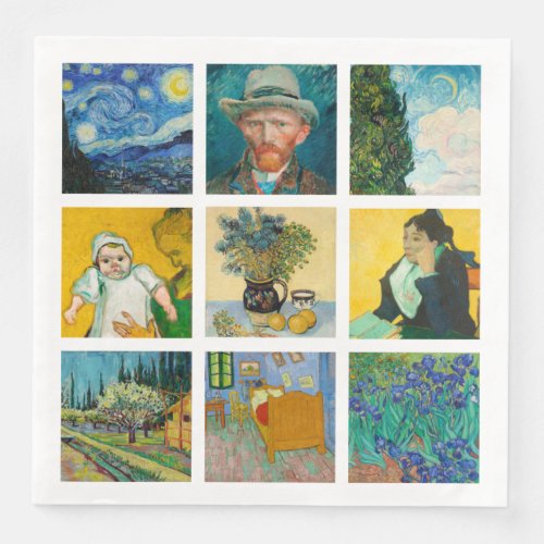 Van Gogh Expo Paper Dinner Napkins