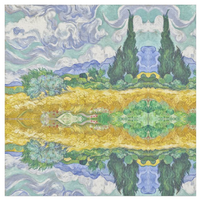 Van gogh fabric (Close Up)