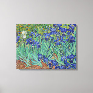 Van Gogh Famous Blue Irises Floral Oil Painting Canvas Print