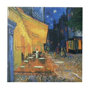 Van Gogh Famous painting Cafe Terrace at Night Ceramic Tile