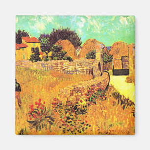 Van Gogh - Farmhouse in Provence Magnet