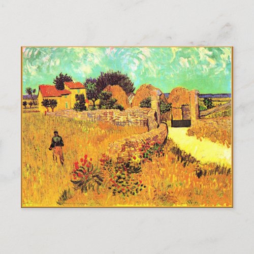 Van Gogh _ Farmhouse in Provence Postcard