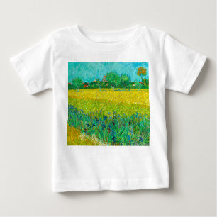 Van Gogh Field with Irises Near Arles Baby T-Shirt