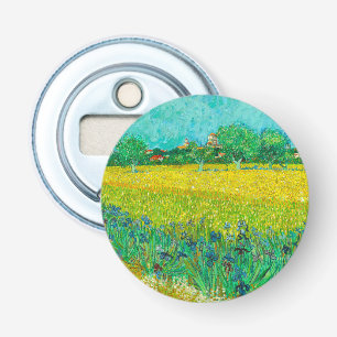 Van Gogh Field with Irises Near Arles Bottle Opener