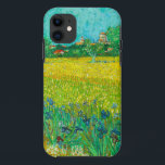 Van Gogh Field with Irises Near Arles iPhone 11 Case<br><div class="desc">iPhone Case featuring Vincent van Gogh’s oil painting Field with Irises Near Arles (1888). Beautiful blue irises decorate the golden fields in Arles,  France. A marvelous gift for lovers of Post-Impressionism and Dutch art collectors!</div>