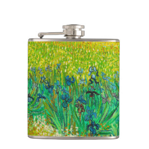 Van Gogh Field with Irises Near Arles Flask