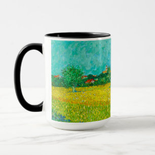 Van Gogh Field with Irises Near Arles Mug