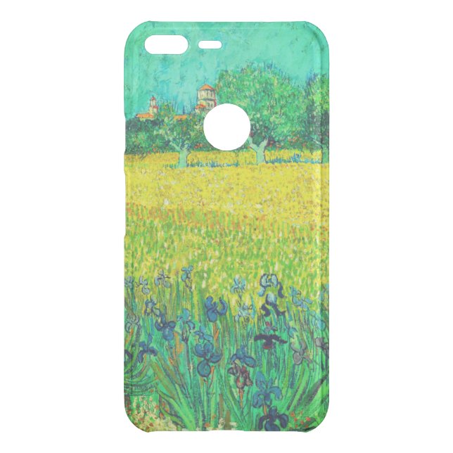 Van Gogh Field with Irises Near Arles Uncommon Google Pixel XL Case (Back)